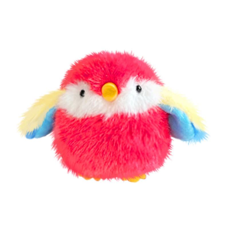 Creative Parrot Sparrow Bird Pendant Plush Toy Doll Keychain With Ring Bell
