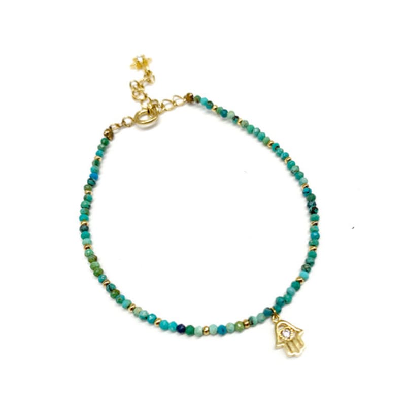 

браслет al rischa від Lupo Hamsa бірюзовий single type