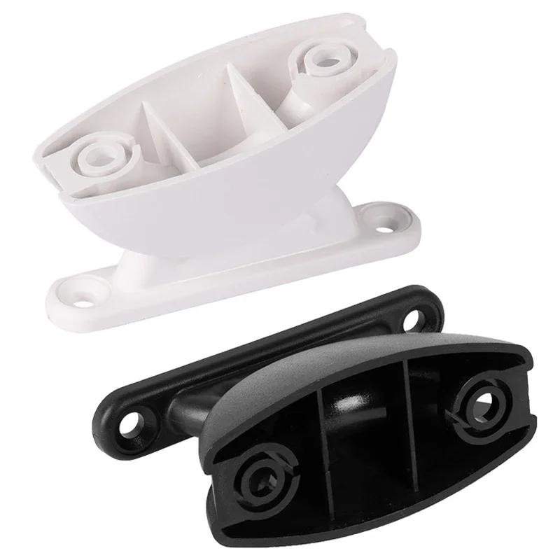 Butée de porte clip noir/blanc Rétenteur à ventouse de porte de cabine Attrape-fermoir Accessoires modifiés pour caravane Camping-car Bateau Camping-car