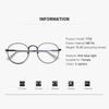 Anti-blue Light Myopia Glasses For Women With Thick Metal Edges For Students With Myopia.