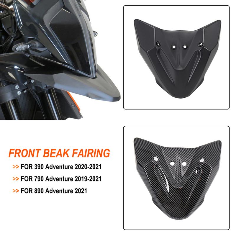 2019 NEW Motorcycle Accessories Front Beak Extend Wheel Fender Nose Extension Cover For 390 790 890 Adventure ADV 2019 2020 2021