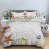 Seaside Beach 3D Duvet Cover Bedding Set Comforter Linen Pillowcases Quilt Cover Home Decor Single Double Twin King Queen