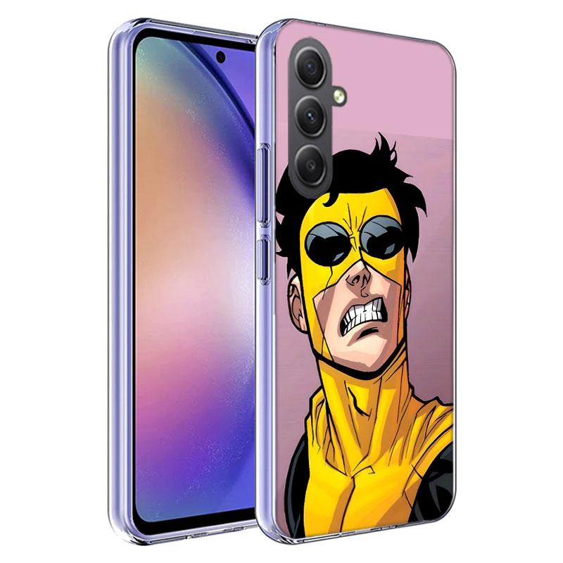 Cartoon Invincible Phone Case for Samsung A16 A26 A36 A56 A17 A37 A57 A07 A06 A02S A03 A04S A05S Galaxy Note 20 10 A50S A71 A51