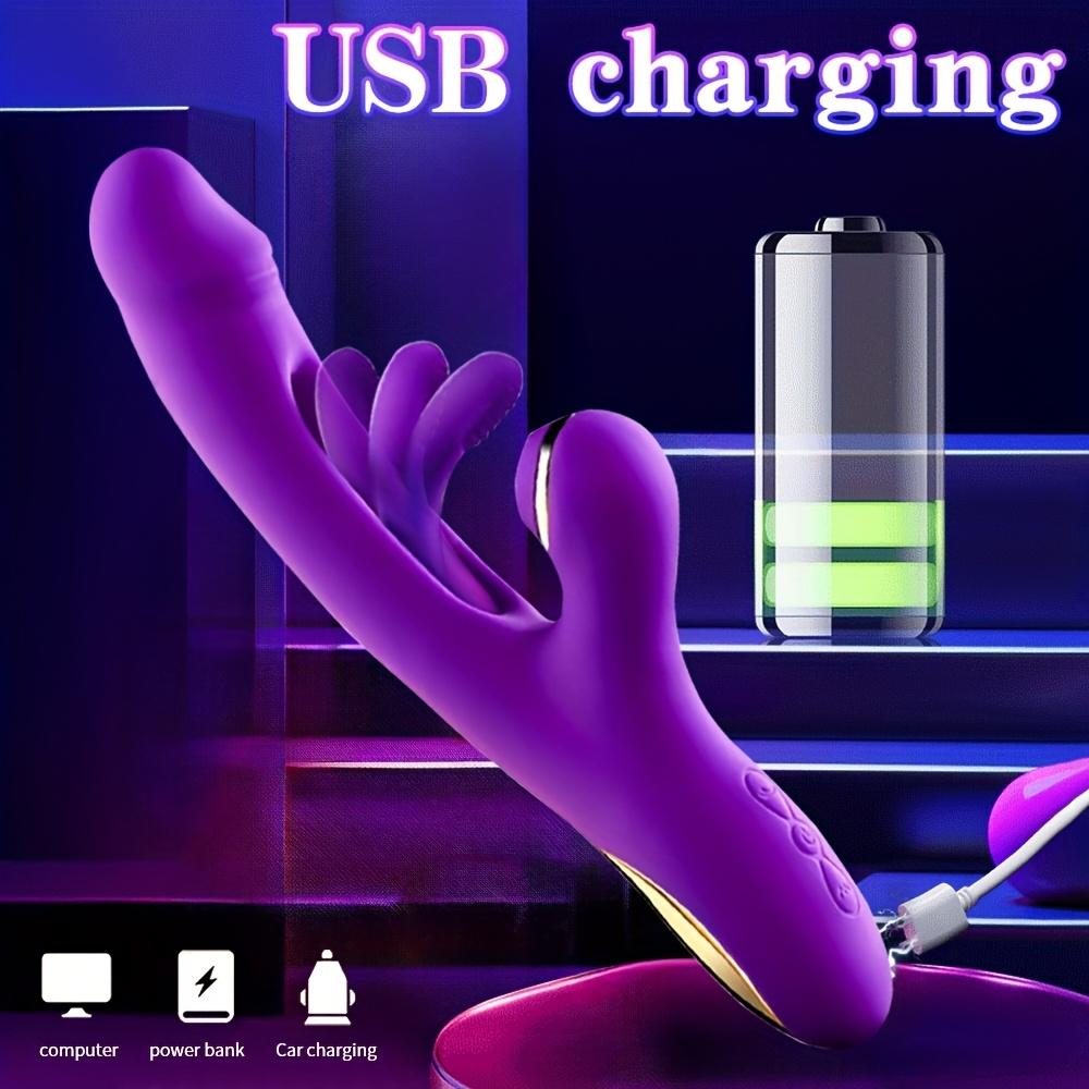 Kvinner Klitoral Slap Vibrator Dildo Vagina Klitoris Klitoral Stimulator Vibrator G-punkts Stimulator Kanin Vibrator Sexleketøy for kvinner Voksenprodukter