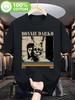 Unisexs Black Tshirt Featuring Patterns From Donnie Darko Movies Showcasing Rabbit And Character Designs