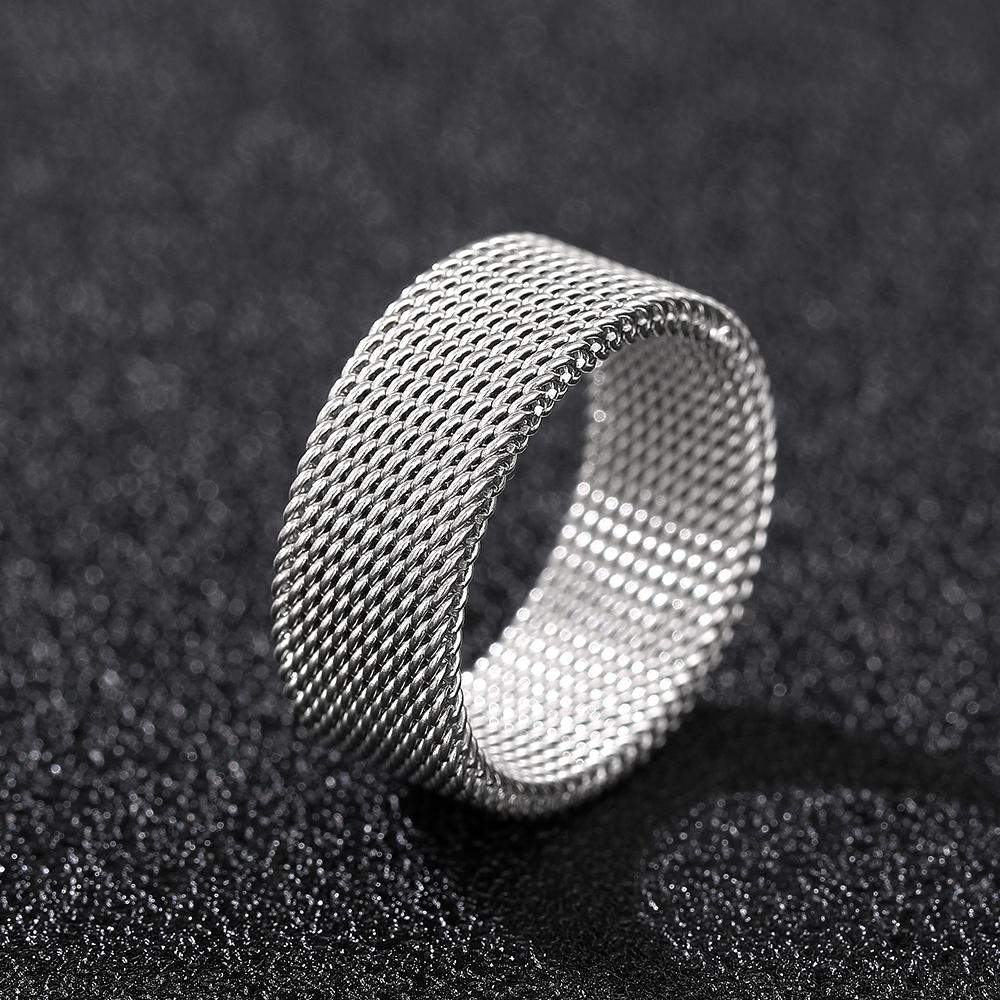 Huitan Metal Couple Ring for Women/Men There Different Colors Simple Finger Jewelry Versatile Party Daily Fashion Accessories