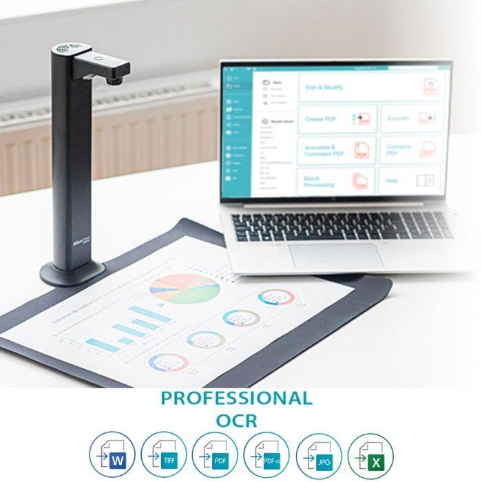 IRIScan Dokumenten- und Buchscanner Desk v7Bus 4K UltraHD 24MP 600dpi