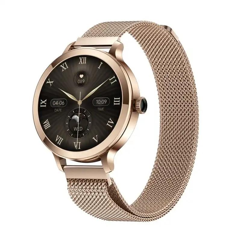 Fashion Women Smart Watch NX7 Ultra Clear AMOLED Screen Heart Rate Health Monitoring Bluetooth Call Lady Female Smartwatch