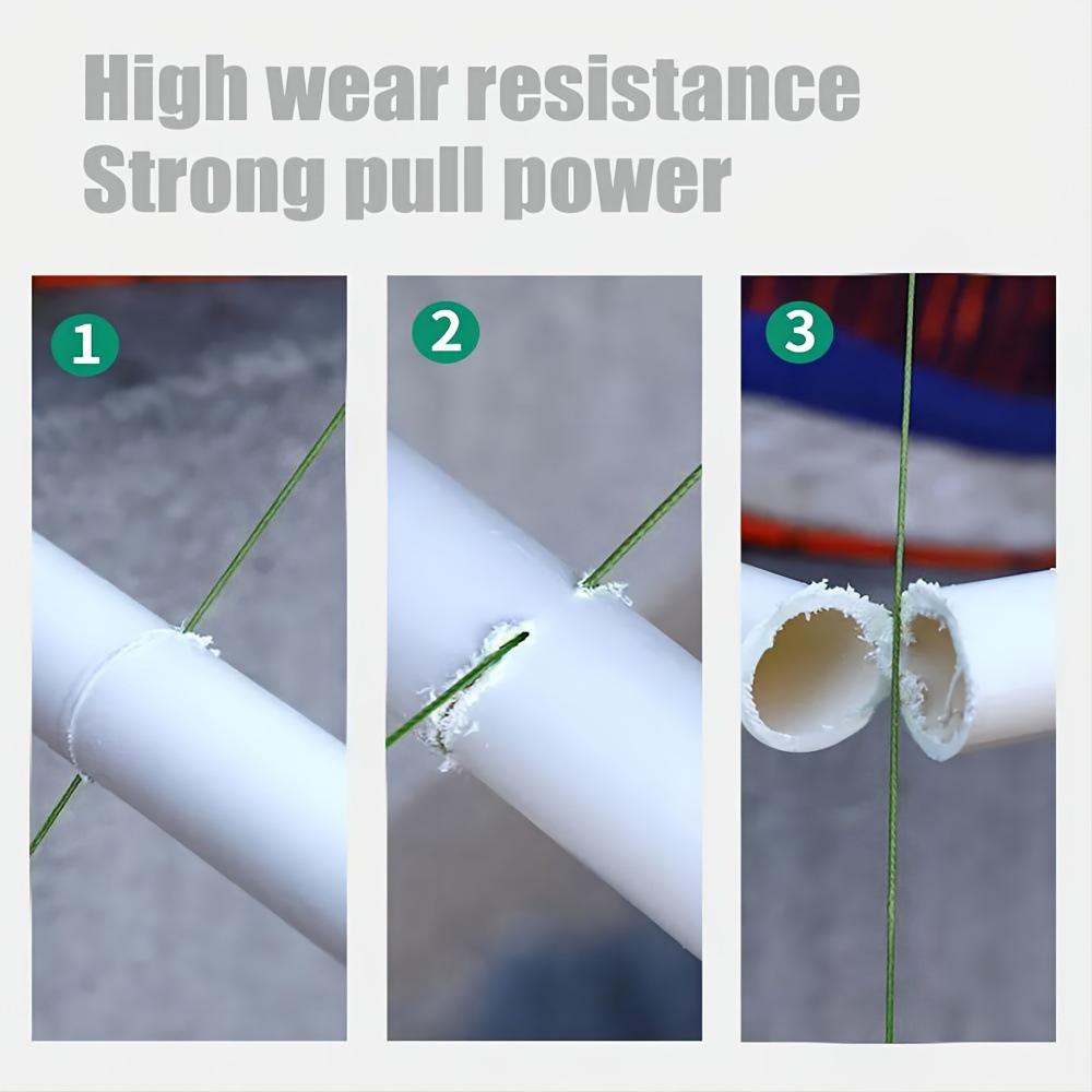 LineThink Wear-resistant 4-strand PE Braided Fishing Line, 500m/300m, Multi-filament Main Line