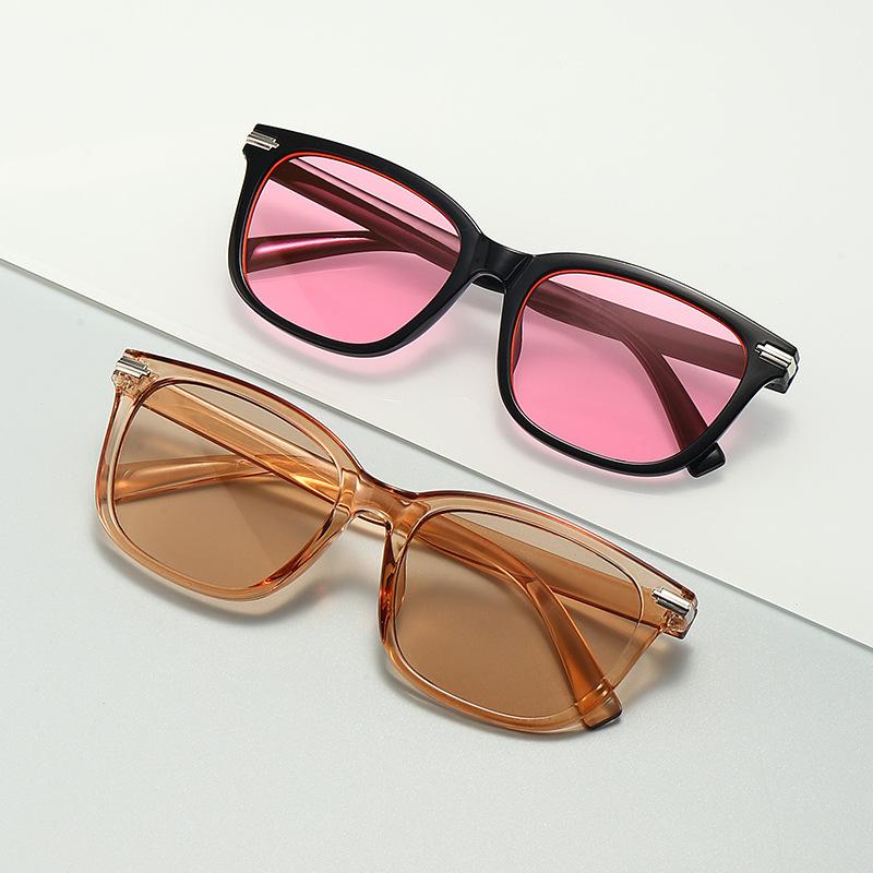 Fashion Vintage Square Sunglasses for Women Men Punk Rectangle PC Frame Sun Glasses Eyewear Unisex Trendy Goggles