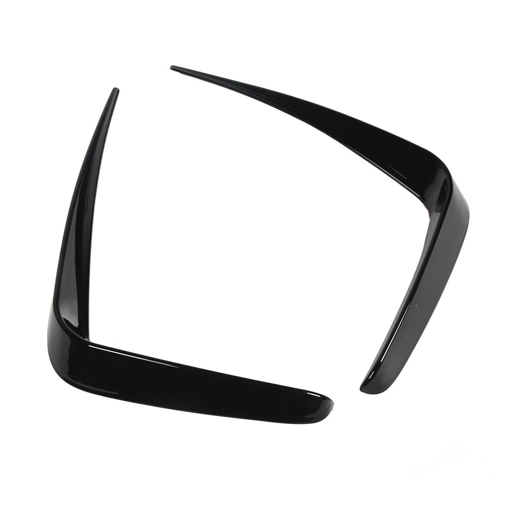 2 st Främre stötfångarventil Canard Vänster Höger Glanssvart för 3-serien G20 G21 M Sport 2019?2022