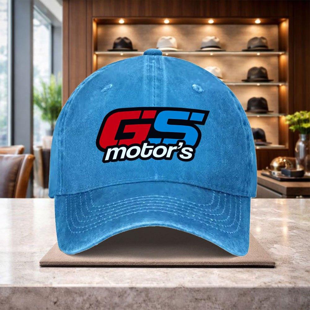 Το Καπέλο του Μπέιζμπολ με Σχέδιο GS MotorS Είναι ένα Casual Καπέλο Εξωτερικού Χώρου Κατάλληλο Τόσο για Άνδρες Όσο και για Γυναίκες Διαθέτει Ελαφρύ και Ρυθμιζόμε