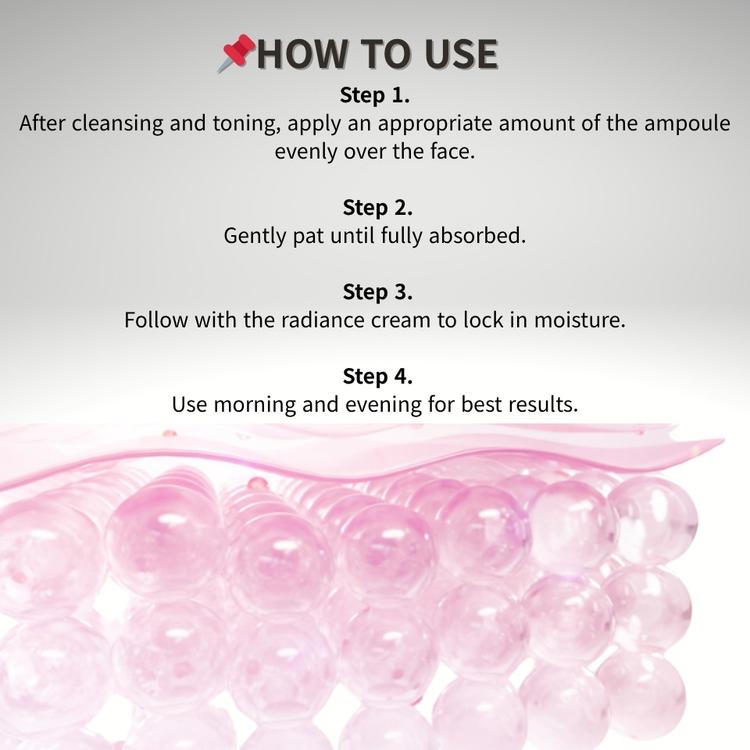 Rejuran Healer Triple Radiance Ampoule Brightening Repair Serum 30ml + Radiance Cream Hydrating Moisturizer Set 50ml Korean Skincare