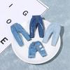 Cool 1/12 Dolls Kids Gift Toys PU Leather Jackets Fashion Ripped Pants Doll Jeans Hoodies