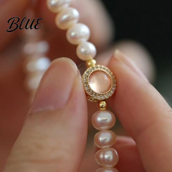 Rostfreies Armband Perlenarmbänder für Damen Zierliches Stretch-Schmuckstück für den Alltag