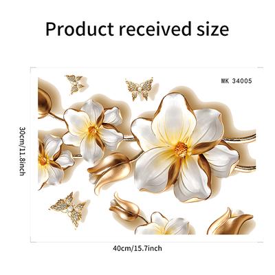 Hermosa pegatina de mariposa de loto para inodoro, pegatina decorativa para tapa de inodoro de baño, impermeable, autoadhesiva
