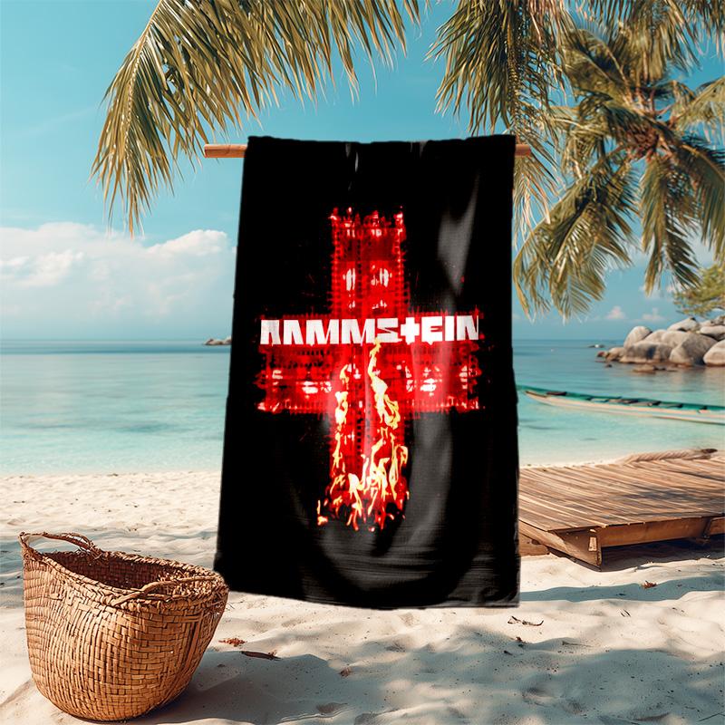 Till Lindemann, Lead Singer of the German Heavy Metal Rock Band Rammstein, Outdoor Camping Vacation Swimming Beach Scarf Decorative Blanket F13