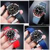 Řemínek k hodinkám Pro řadu Tudor Biwan Black Bay M79230R M79363N Kovový s prohnutým koncem Gumový řemínek k hodinkám 20mm 21mm 22mm