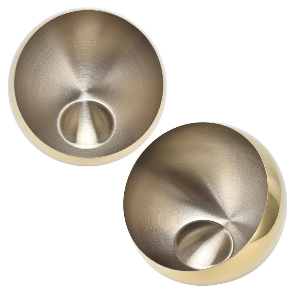 Stainless Steel Sugar Bowl S/M Decorative Candy Jar Practical Sugar Cube Holder For Coffee Bar