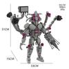 Skibidi Toilet Building Blocks Zombie Skibidi Toilet Logo The Audio Man And Camera Titan Man Building Block DIY Bricks Toys