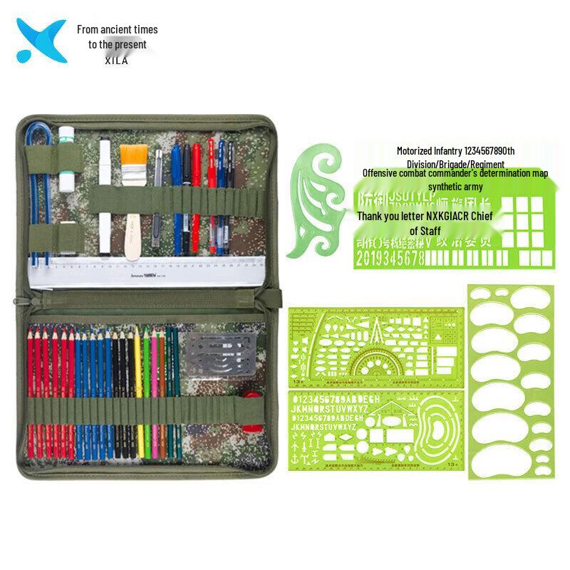 Military Terrain Mapping Drafting Tool Kit
