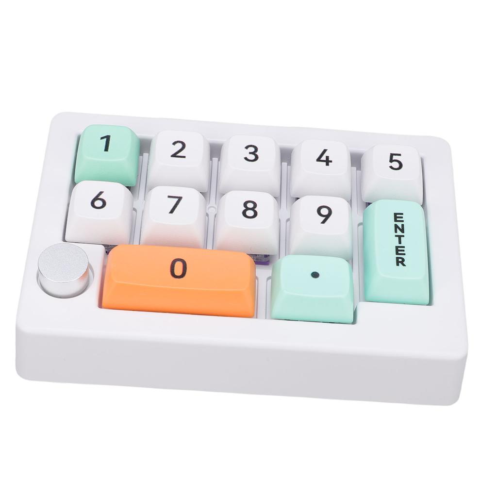 12 Key Mechanical Gaming Keyboard One Handed Macro Programmable Keyboard Portable RGB Backlight Game Keyboard with