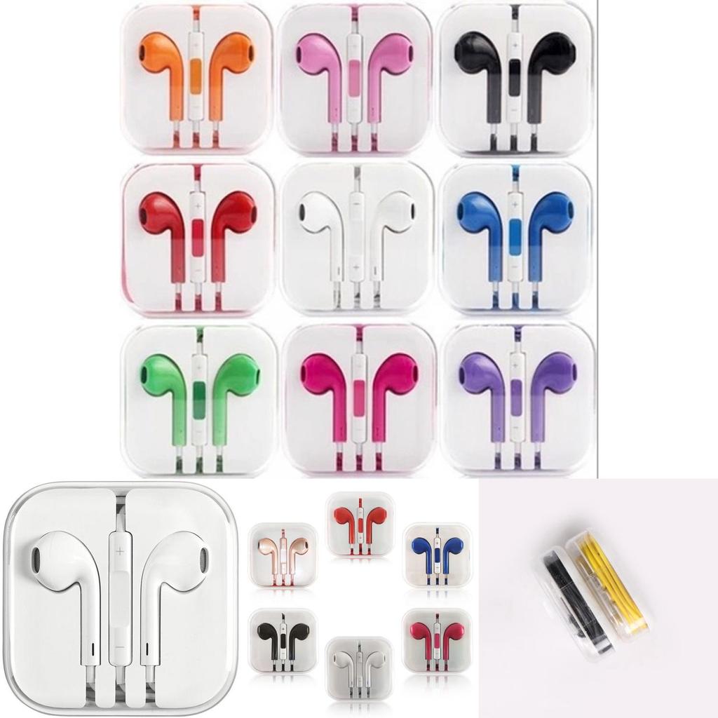 New Headset Headphone For Iphone 5 5s 6 6s 7 Earpods Earphones Wremote Mic