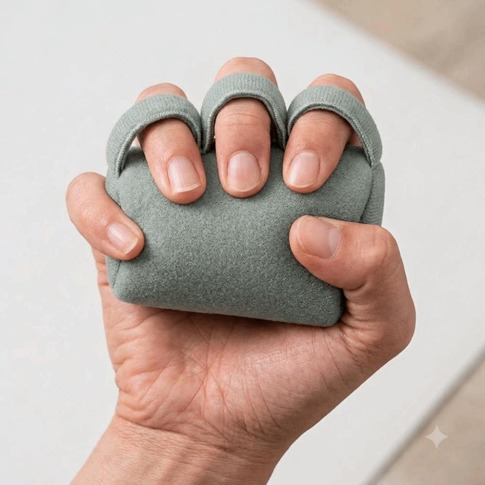 Ergonomic Finger Gripper Portable Finger Strength Trainer Fingers Separation Pad Hand Recovery