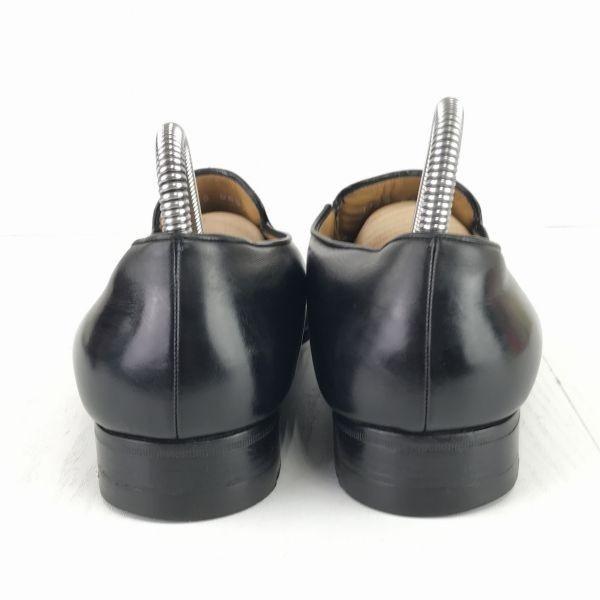 a.testoni Made in Italy Lizard Leather Tassel Loafers Size 6.5G 25.0cm Black Dress Shoes(USED)