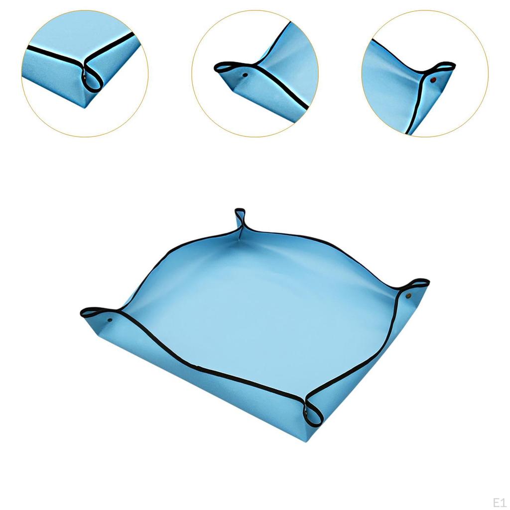 Umtopfmatte, faltbares Design mit Schmutzfang-Funktionen