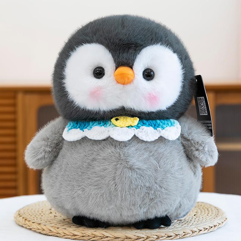 Cute Tudou Penguin Plush Toy Aquarium Souvenir Children's Lobster Doll Office Ornament