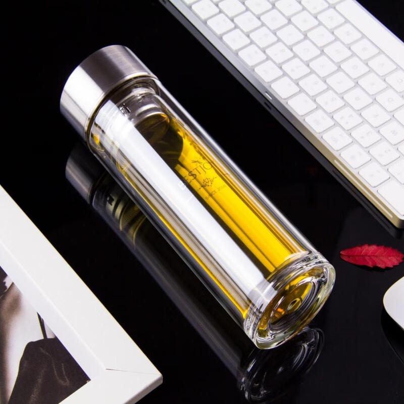 Fuguang Double-Walled Glass Cup