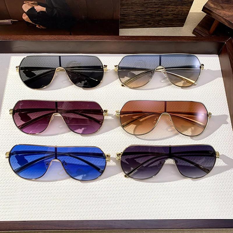 Stylish Luxury Style Sun Glasses For Gents Vintage Oversized Outdoor Steampunk Shades Glasses Summer Travel Sun Glasses