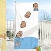 Christmas Themed Capybara Beach Towel, Lightweight Absorbent Towel For Holiday Outdoor Beach Swimming Camping