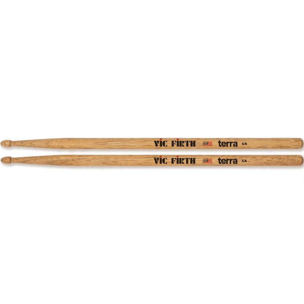 VIC FIRTH Terra Series Drumsticks, 5A, 14.4x407mm, Hickory, VIC-5AT