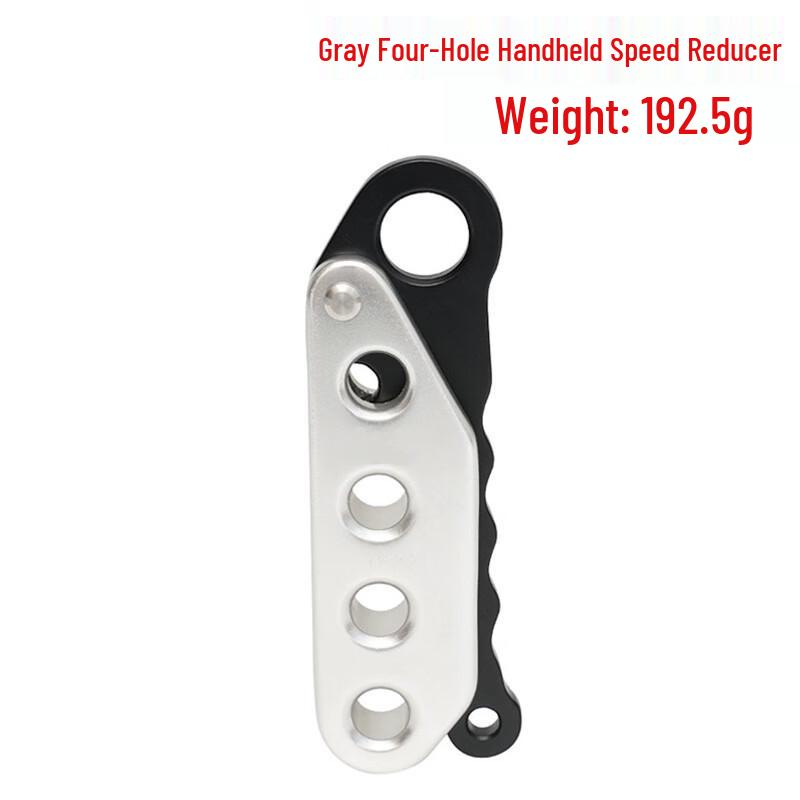 OLOMM Outdoor Climbing Four-Hole Manual Descender Standard