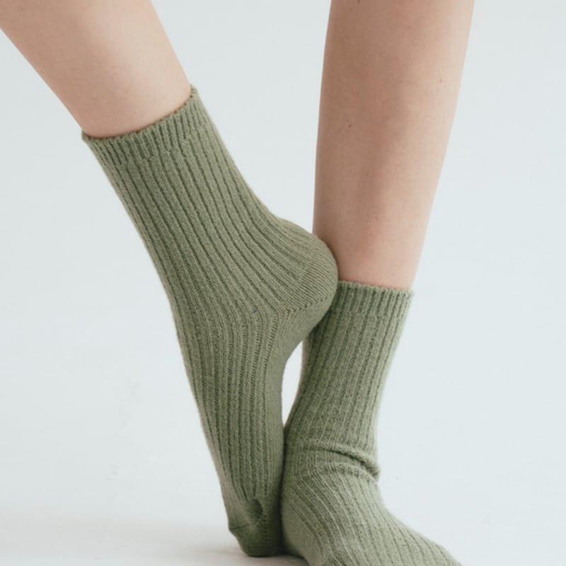 EAU CLAIR Wool Knit Socks