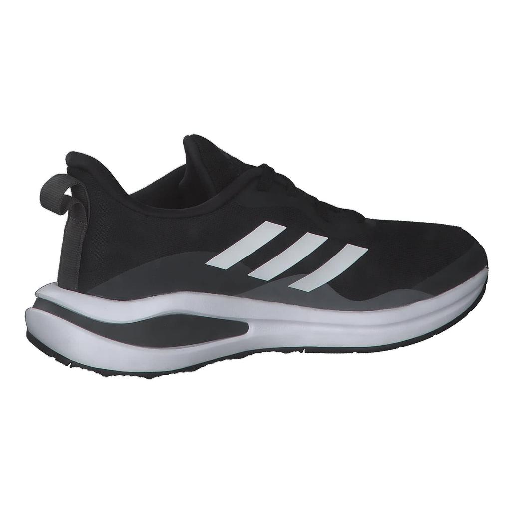 Running Shoes Fortalan Lace Running LIF89 Kids Core Six Cm [Adidas] Black/Footwear White/Gray (GY7597) 17.5