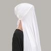 Modal Jersey Sofort-Schal Hijab Mit Verstellbaren Innenkappen Set Frau Muslimischer Hijab Wickeltücher Weiches Stirnband Islam Turban Schal