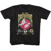 The Real Ghostbusters Slime Text Black Toddler T-Shirt