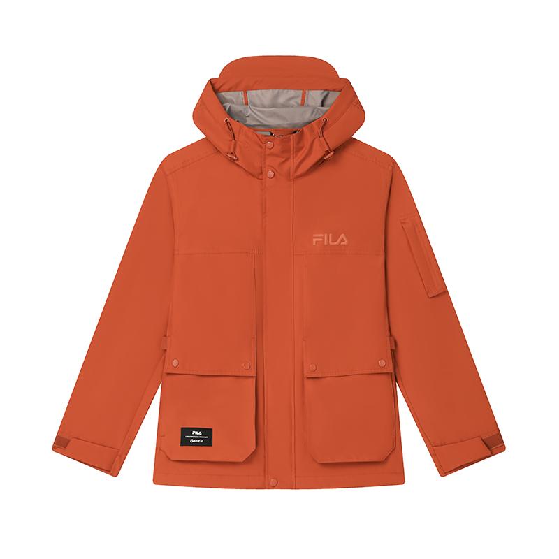 New FILA Windbreaker Jacket Men's Light Rusty Red F11M448702FWI