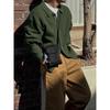 Men S Casual Loose Lapel Long Sleeve Knit Cardigan For Autumn Winter