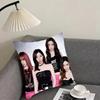 A-Aespa Singer Cushion Cover Pillowcase Ultra Soft Skin Friendly Fabric Cloud Like Comfort & Concealed Zipper