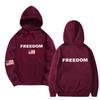 Women's And Men's  Fashionable Hooded Long Sleeved Printed Casual Pullover Unisex Sweatshirt Top