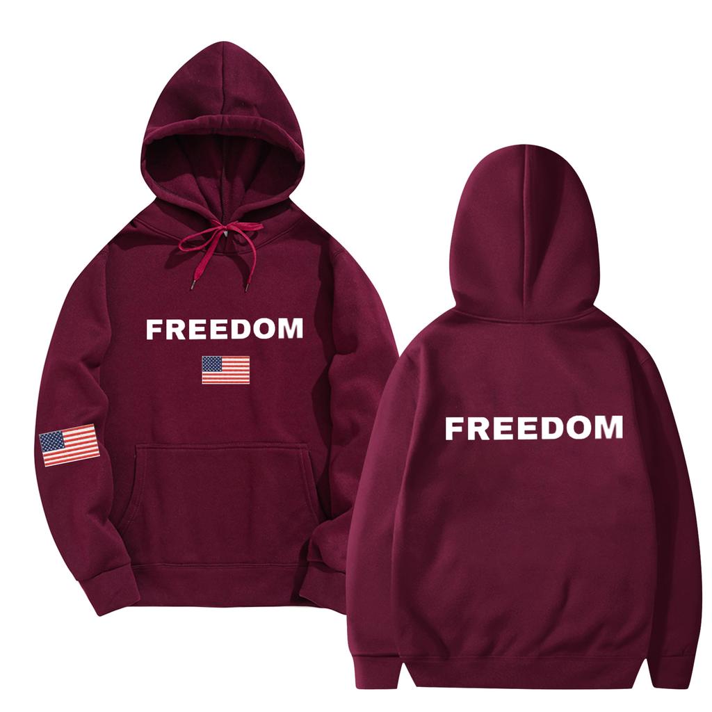 Women's And Men's  Fashionable Hooded Long Sleeved Printed Casual Pullover Unisex Sweatshirt Top