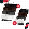 Flowerpot Balcony Terrace Box with Hooks Irrigation System Brown 60cm
