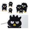 Cartoon Cool Black Penguin Plush Toy With Ultra Soft Short Fur For Kids And Teens
