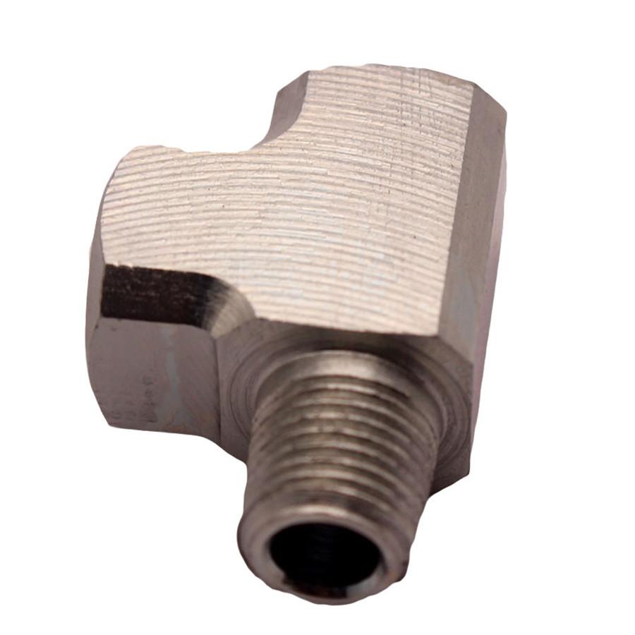 Universal For Air Oil Water Pressure Sensor Gauge Mild Adapter T Tee Fitting 1/8
