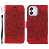 For Honor 400 Lite Case PU Leather Mandala Imprinted Design Wallet Phone Cover