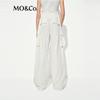 MO&Co. 2025 Summer High-Waisted Parachute Cargo Pants